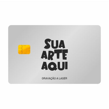 WONDCARD - Crie Seu Cartão De Metal Silver Do Seu Jeito WONDCARD - Crie Seu Cartão De Metal Silver Do Seu Jeito